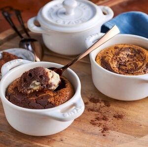 Staub Mini Round Cocotte 4.0" 0.25qt Ceramic White X small Pot